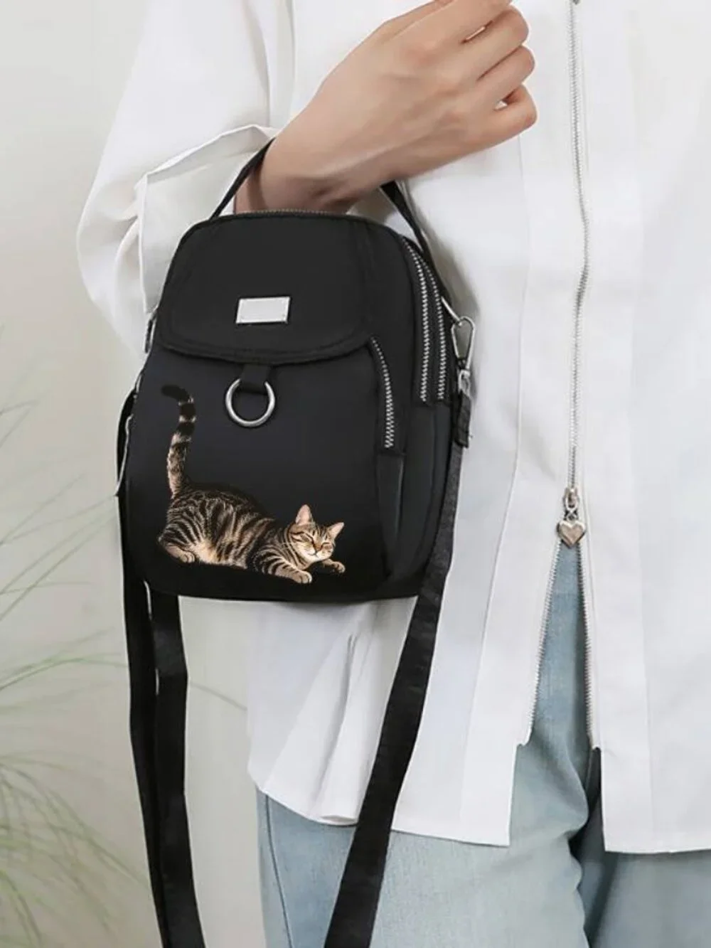 Messenger Bag Crossbody Shoulder Bag Neutral Outer Bag